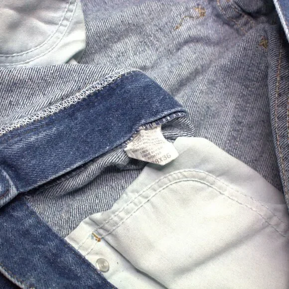 Vintage 90s Lee Jeans USA Made Distressed Denim 40x34 - Picture 6 of 6